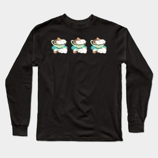 One Cup of Rabbits! Art I Long Sleeve T-Shirt